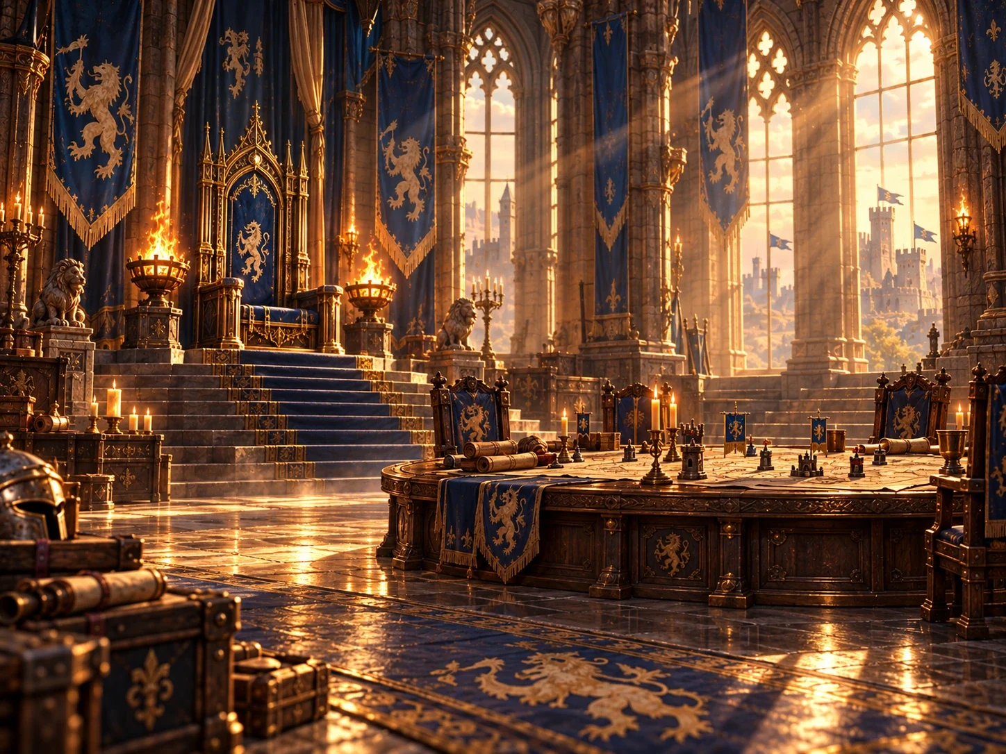 The royal throne room awaits the November 1 open beta
